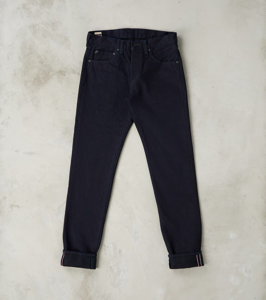 Momotaro Jeans - 0306-IBSP - Tight Tapered - 15.7oz Indigo x Black
