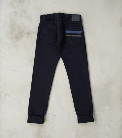 0306-IBSP - Tight Tapered - 15.7oz Indigo x Black