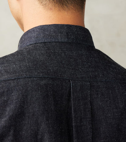 MXLS1020 - Work Shirt - 8oz Deep Indigo Selvedge Denim