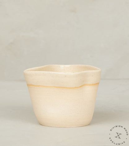 The Fields Artisan Hand Thrown Stoneware Fold Mug - Sandstone & Graphite