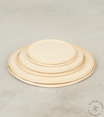 The Fields Artisan Hand Thrown Stoneware Plates - Sandstone