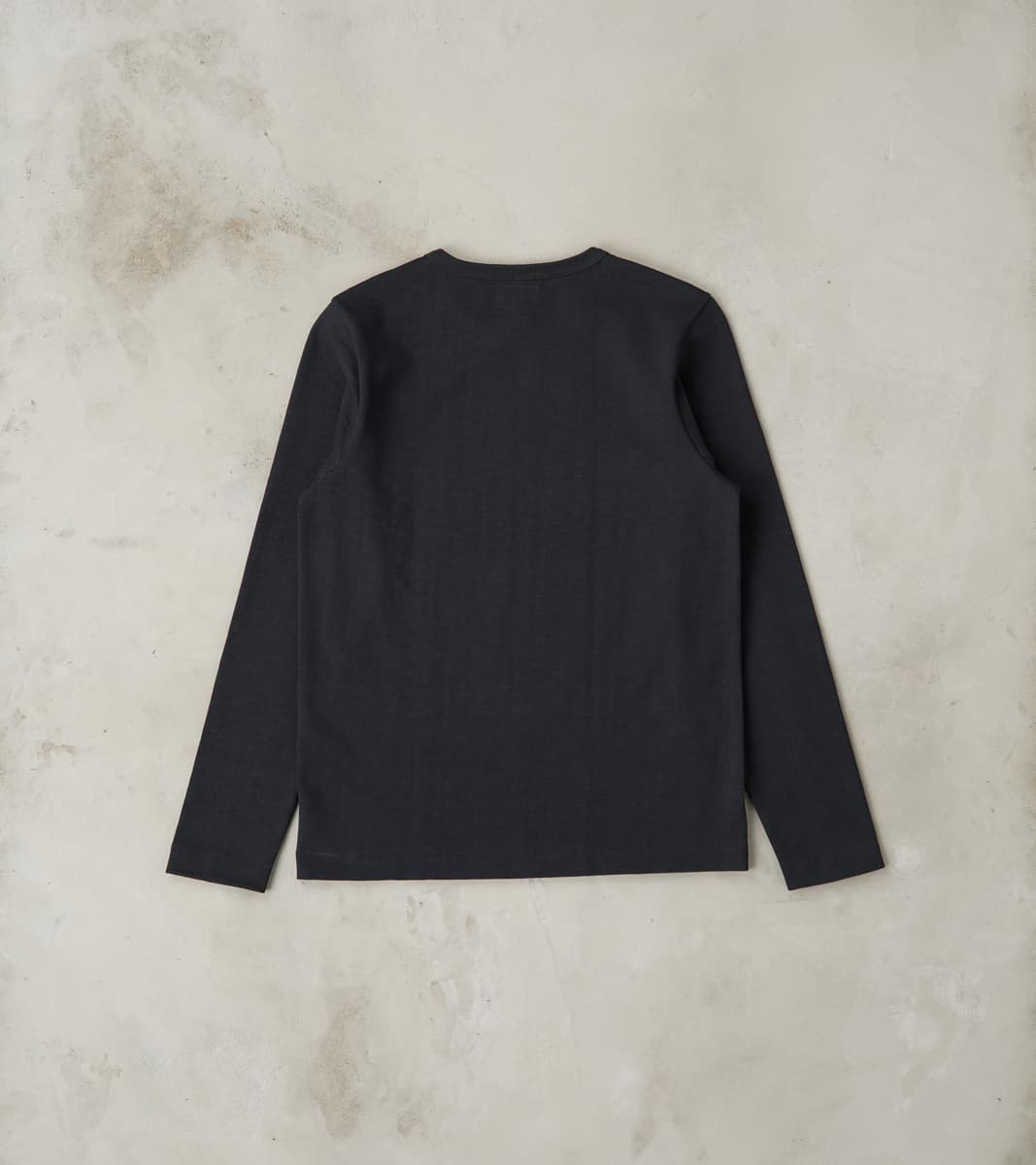 S218 Good Originals - 10.7oz Loopwheeled 2-Thread Heavyweight Longsleeve - 98 Charcoal