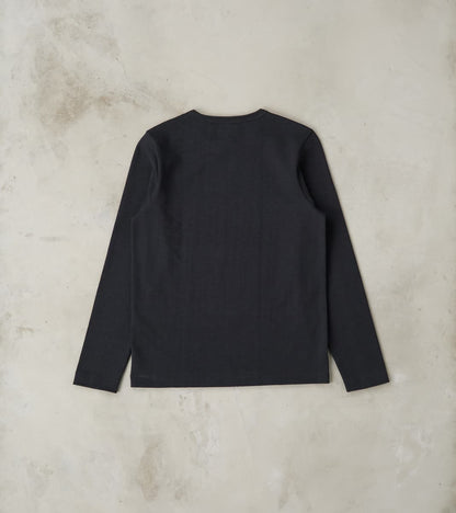 S218 Good Originals - 10.7oz Loopwheeled 2-Thread Heavyweight Longsleeve - 98 Charcoal