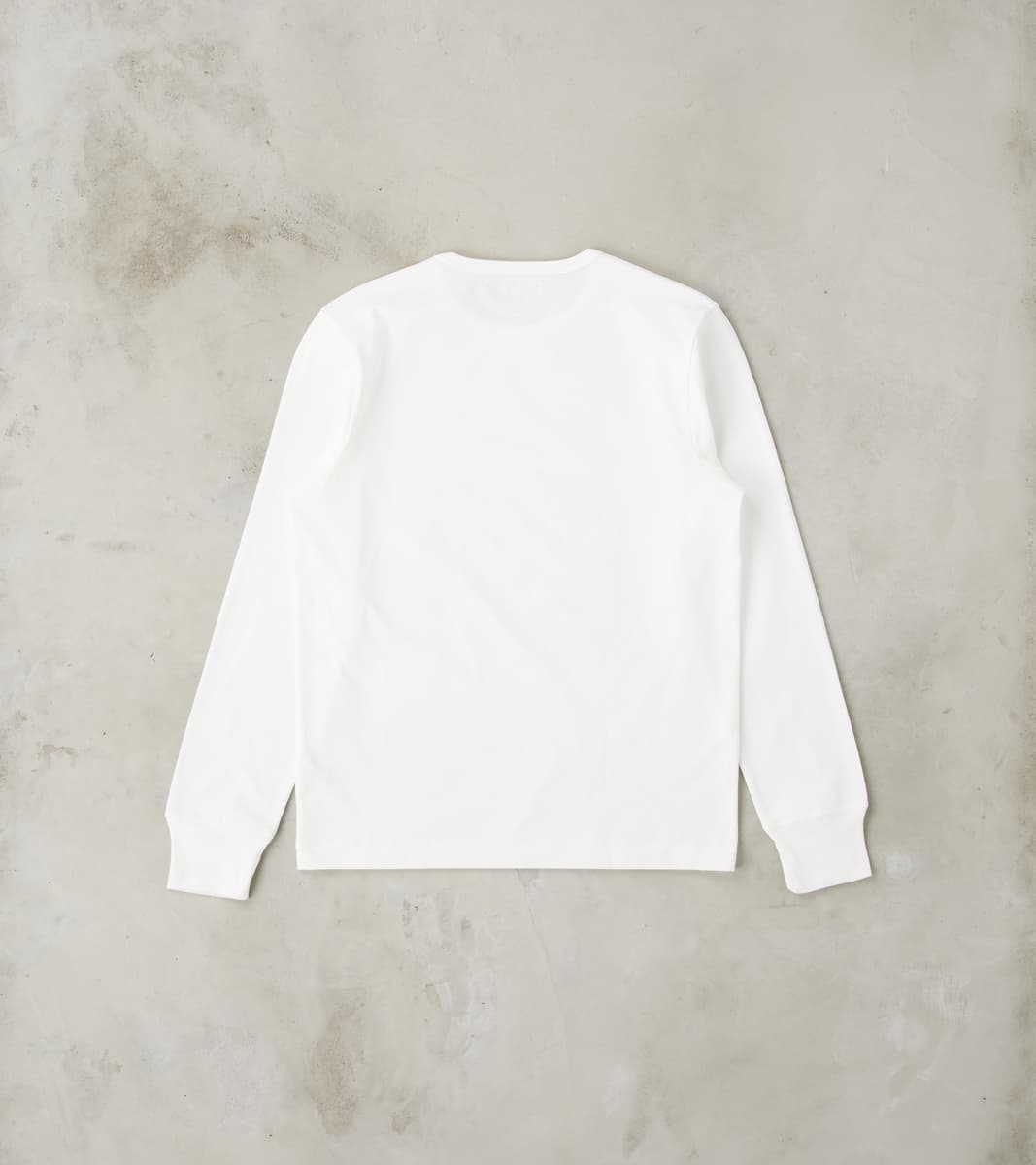 2M15 Good Originals - 6.8oz Vintage Machine 2-Thread Longsleeve - 01 White