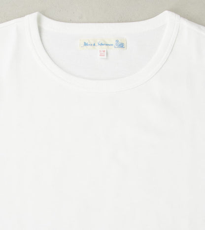 2M15 Good Originals - 6.8oz Vintage Machine 2-Thread Longsleeve - 01 White