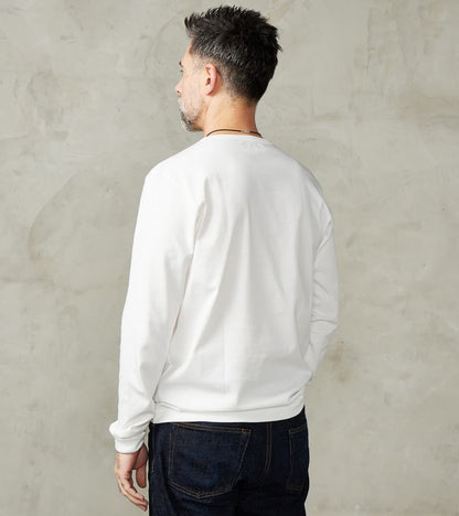 2M15 Good Originals - 6.8oz Vintage Machine 2-Thread Longsleeve - 01 White