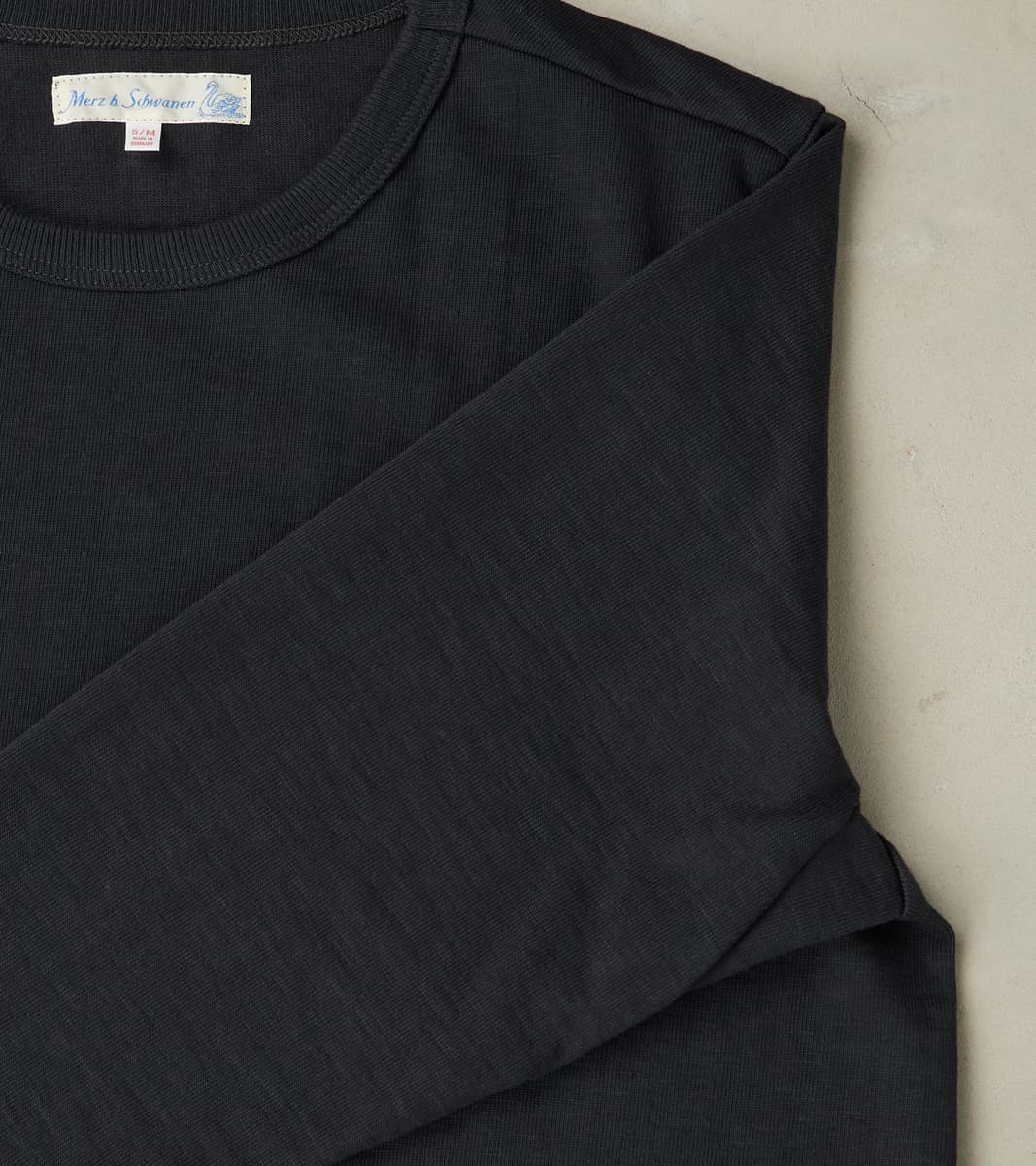 S218 Good Originals - 10.7oz Loopwheeled 2-Thread Heavyweight Longsleeve - 98 Charcoal