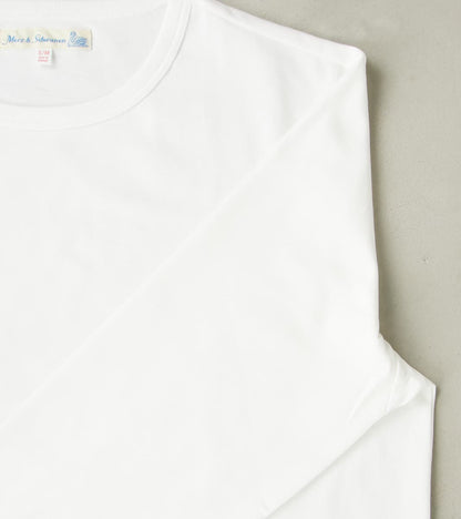 2M15 Good Originals - 6.8oz Vintage Machine 2-Thread Longsleeve - 01 White