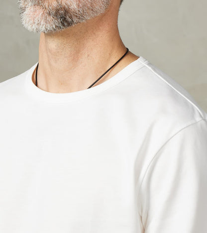 2M15 Good Originals - 6.8oz Vintage Machine 2-Thread Longsleeve - 01 White