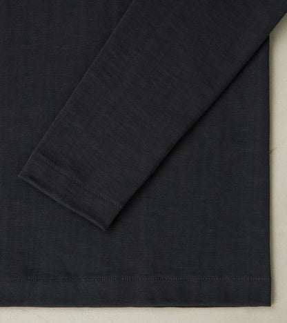 S218 Good Originals - 10.7oz Loopwheeled 2-Thread Heavyweight Longsleeve - 98 Charcoal