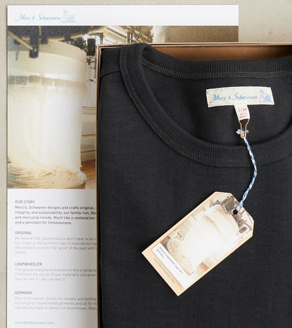 S218 Good Originals - 10.7oz Loopwheeled 2-Thread Heavyweight Longsleeve - 98 Charcoal