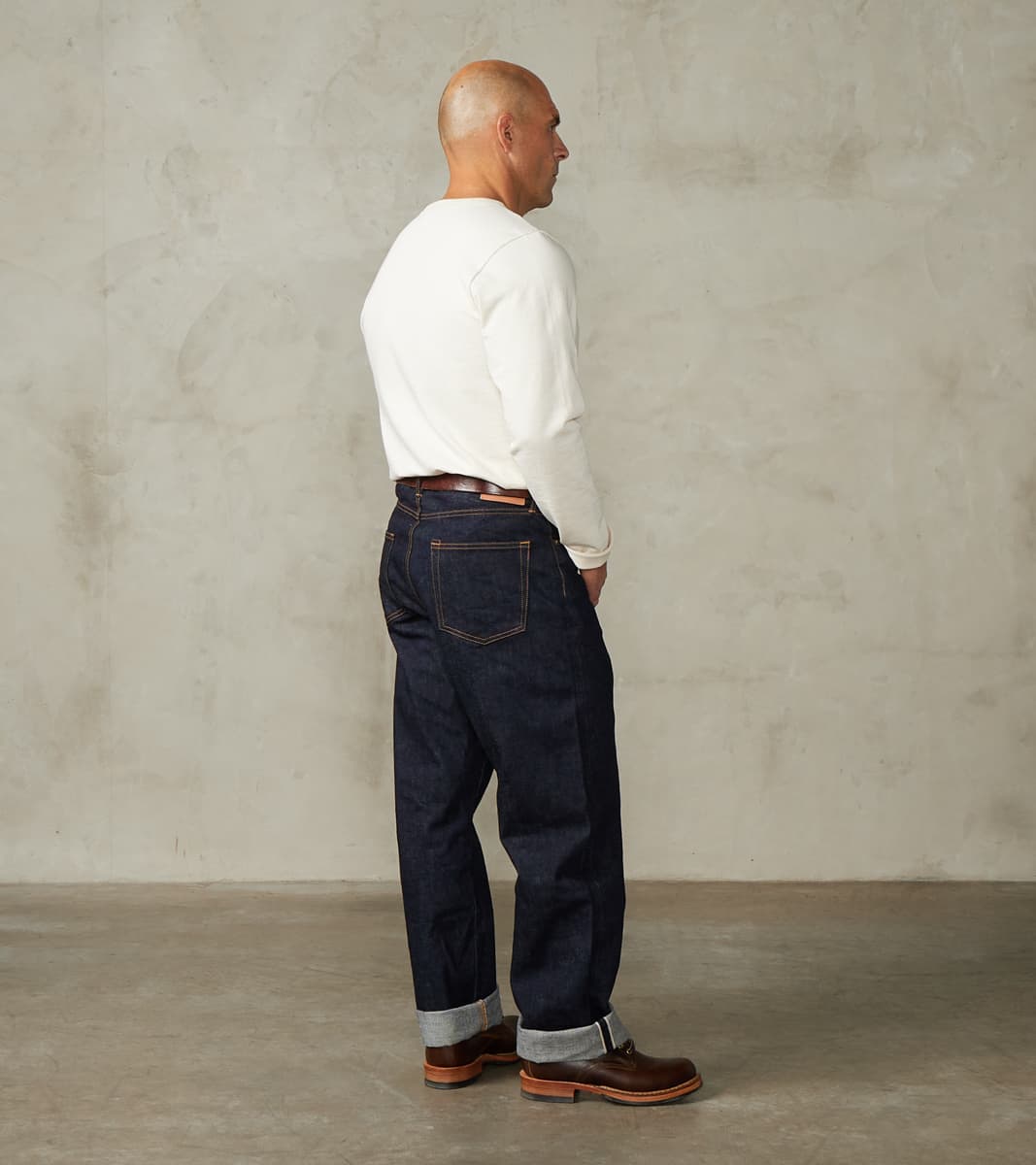 S218 Good Originals - 10.7oz Loopwheeled 2-Thread Heavyweight Longsleeve - 02 Nature