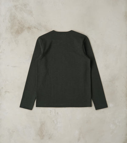 S218 Good Originals - 10.7oz Loopwheeled 2-Thread Heavyweight Longsleeve - 401 Forest
