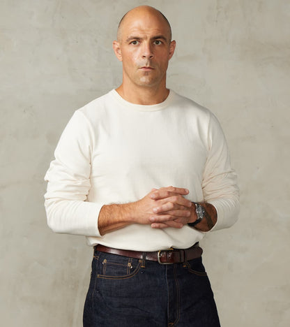 S218 Good Originals - 10.7oz Loopwheeled 2-Thread Heavyweight Longsleeve - 02 Nature