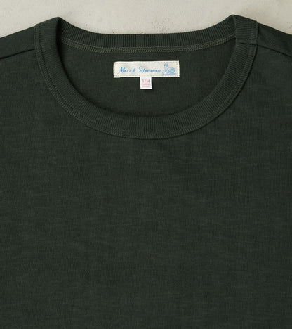 S218 Good Originals - 10.7oz Loopwheeled 2-Thread Heavyweight Longsleeve - 401 Forest