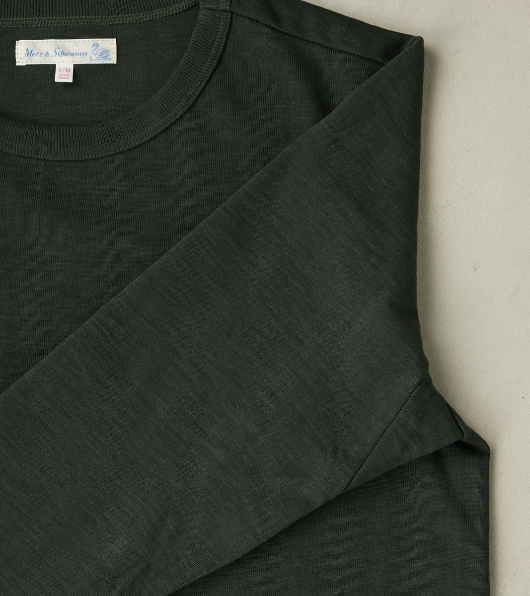 S218 Good Originals - 10.7oz Loopwheeled 2-Thread Heavyweight Longsleeve - 401 Forest