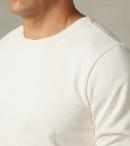 S218 Good Originals - 10.7oz Loopwheeled 2-Thread Heavyweight Longsleeve - 02 Nature