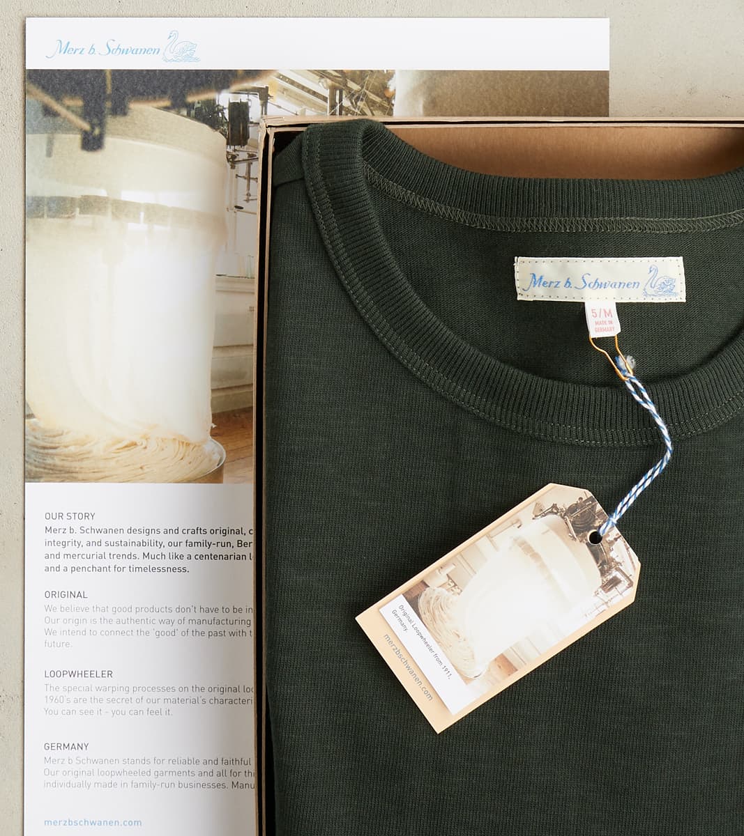 S218 Good Originals - 10.7oz Loopwheeled 2-Thread Heavyweight Longsleeve - 401 Forest