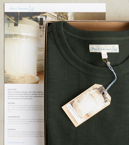 S218 Good Originals - 10.7oz Loopwheeled 2-Thread Heavyweight Longsleeve - 401 Forest