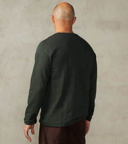 S218 Good Originals - 10.7oz Loopwheeled 2-Thread Heavyweight Longsleeve - 401 Forest