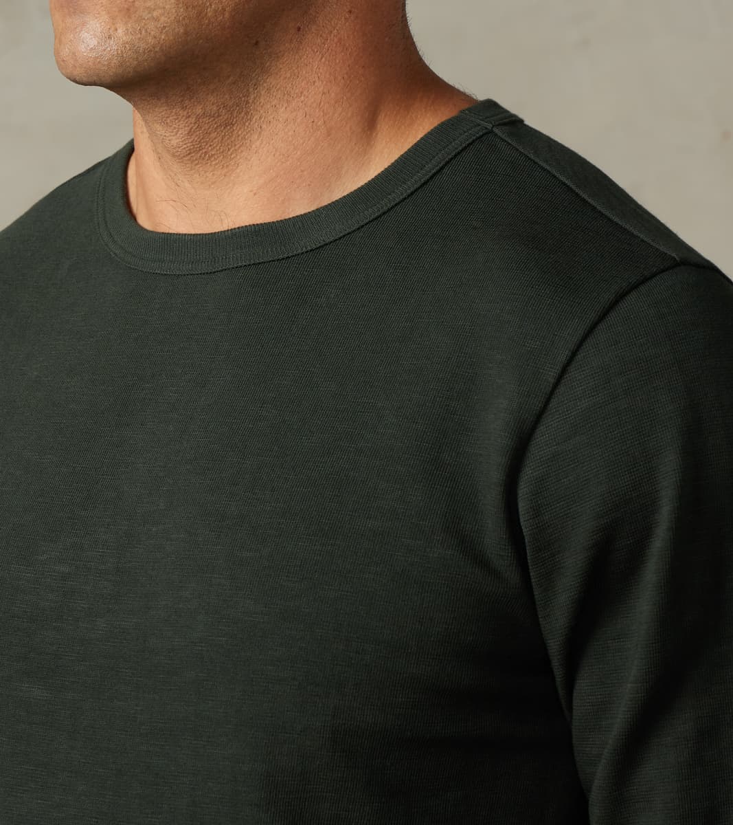 S218 Good Originals - 10.7oz Loopwheeled 2-Thread Heavyweight Longsleeve - 401 Forest