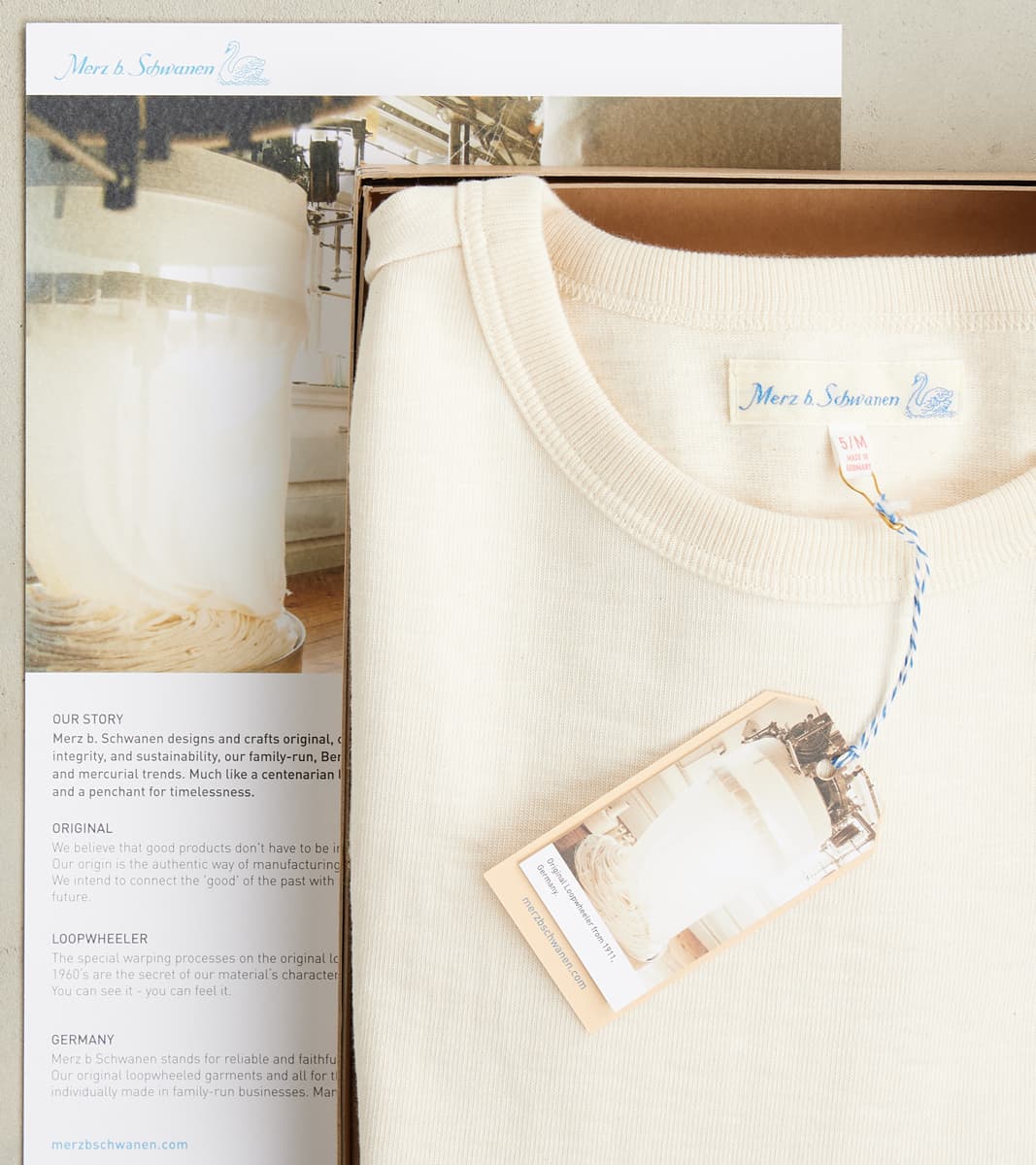 S218 Good Originals - 10.7oz Loopwheeled 2-Thread Heavyweight Longsleeve - 02 Nature