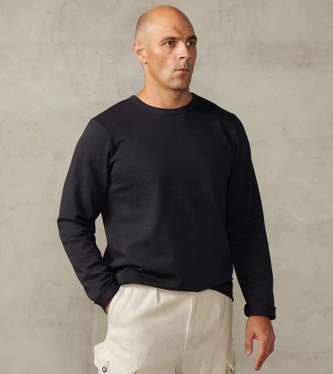 Merz b. Schwanen S218 Good Originals - 10.7oz Loopwheeled 2-Thread Hea…