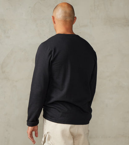 S218 Good Originals - 10.7oz Loopwheeled 2-Thread Heavyweight Longsleeve - 98 Charcoal