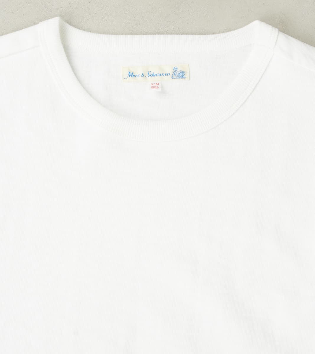 S218 Good Originals - 10.7oz Loopwheeled 2-Thread Heavyweight Longsleeve - 01 White