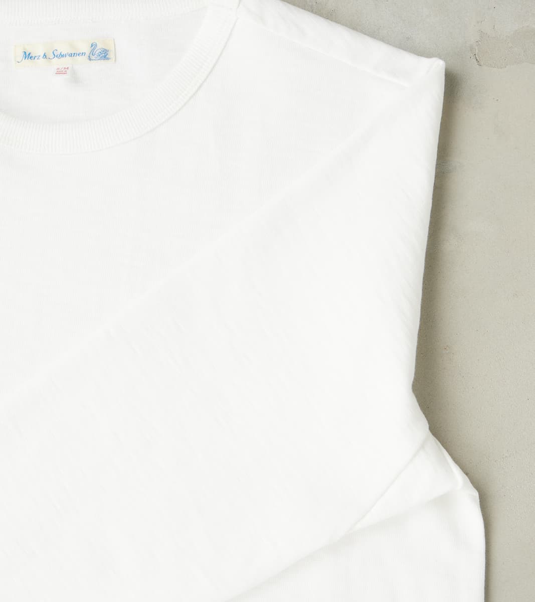 S218 Good Originals - 10.7oz Loopwheeled 2-Thread Heavyweight Longsleeve - 01 White