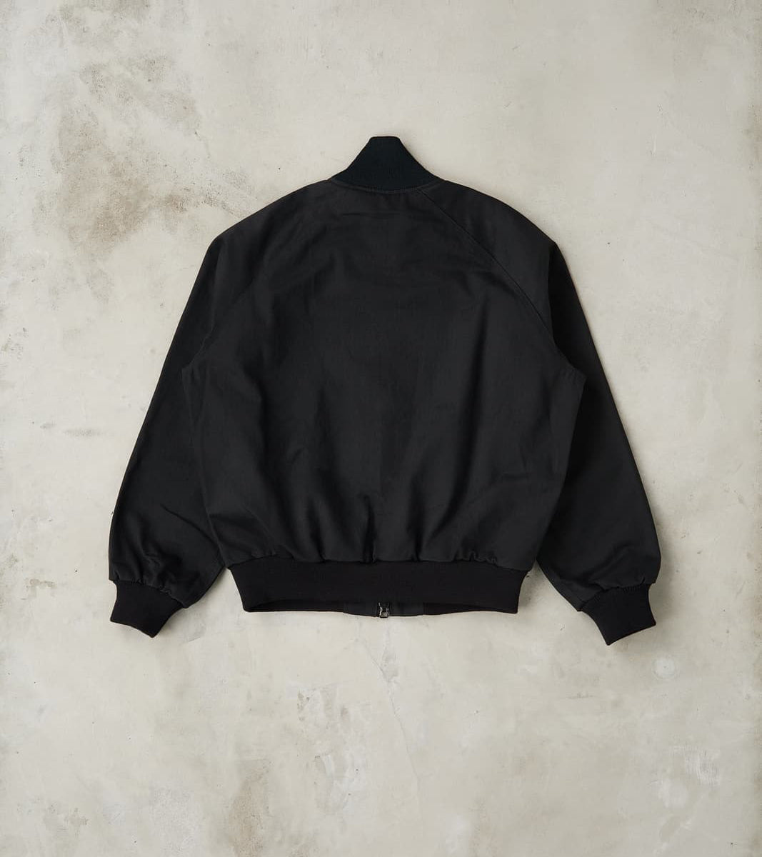 Merz b. x Dehen Pilot Jacket - 12oz H.Stevensons® Dry Waxed Herringbone - Deep Black