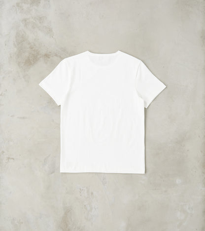 215 Good Originals - 7.2oz Loopwheeled 2-Thread T-Shirt - 01 White