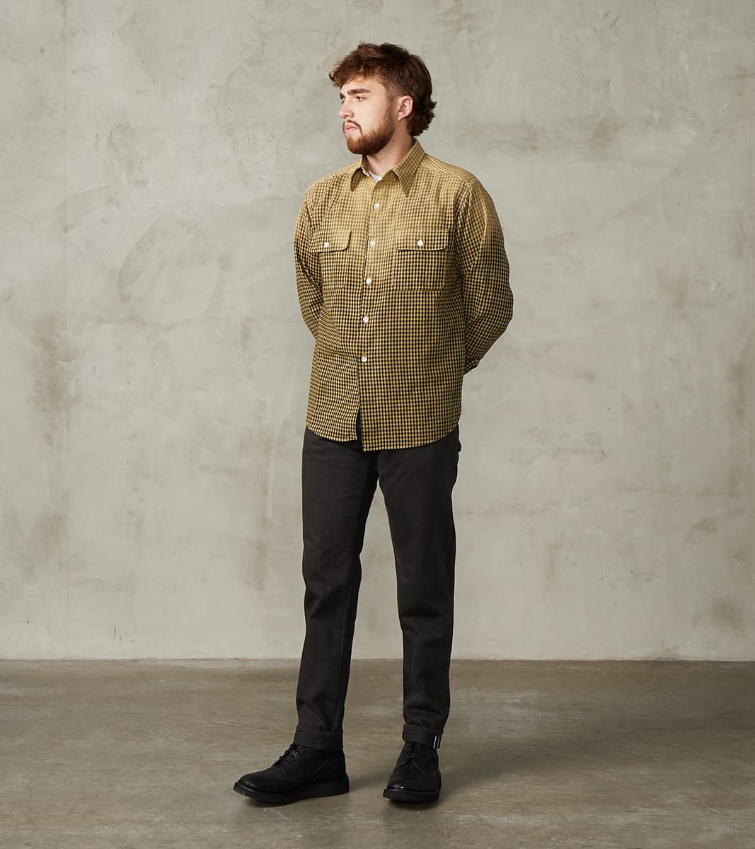 MMJZ6300 - #200 Tapered - Bamboo Charcoal Dyed Selvedge Twill