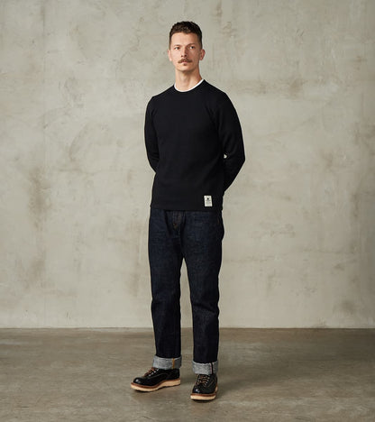 MMTS6030 Suvin Cotton Long Sleeve Thermal - Black