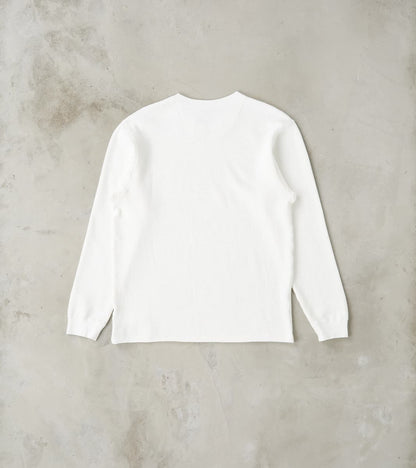 MMTS6030 Suvin Cotton Long Sleeve Thermal - White