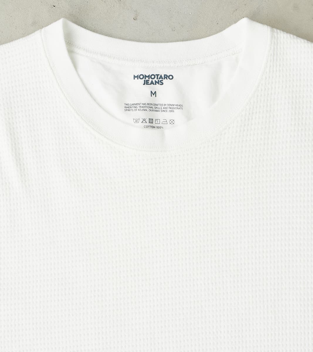 MMTS6030 Suvin Cotton Long Sleeve Thermal - White