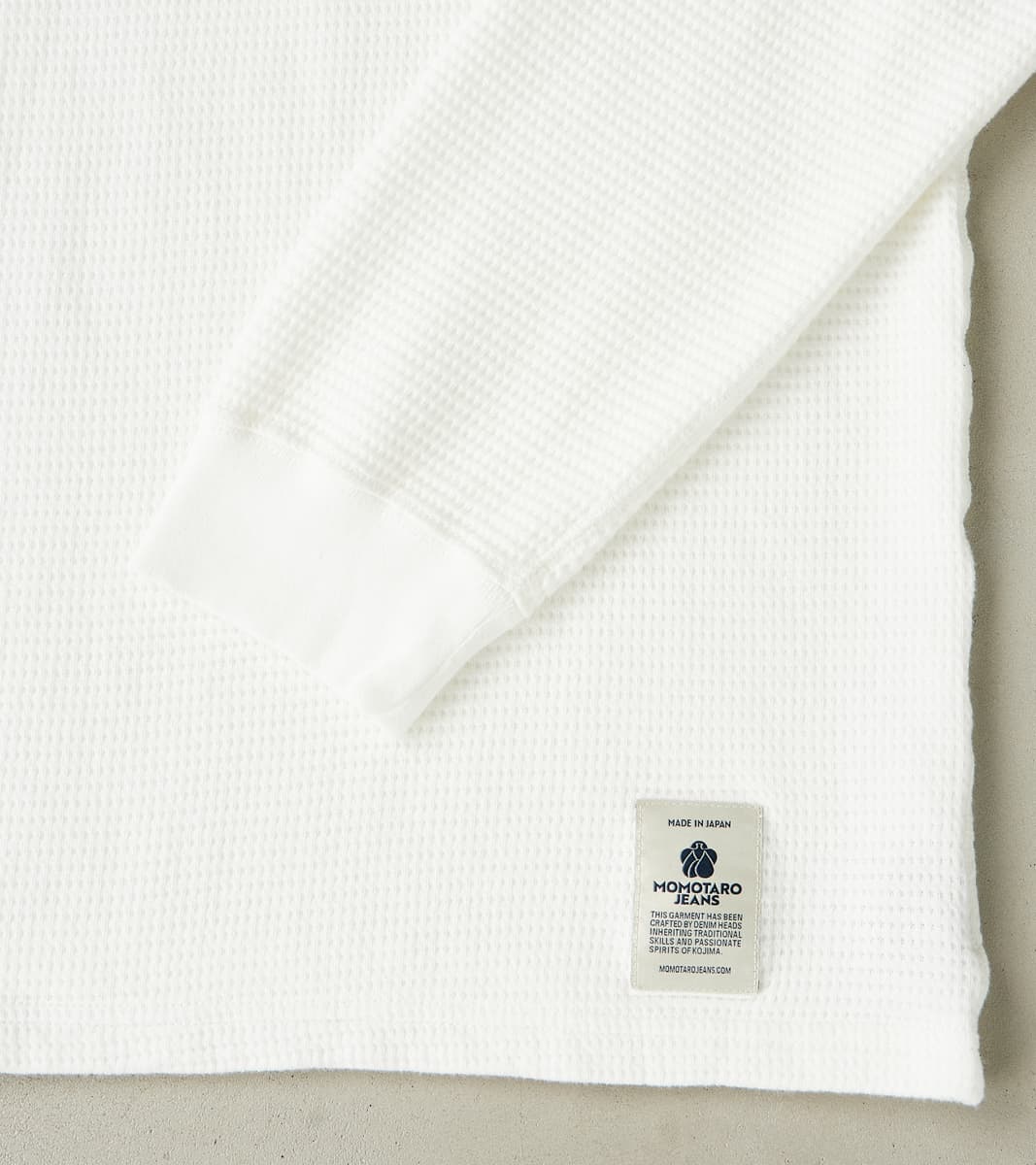 MMTS6030 Suvin Cotton Long Sleeve Thermal - White