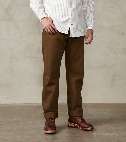 Momotaro Jeans MMJZ6403 - #100 Straight - Moss Dyed Selvedge Twill