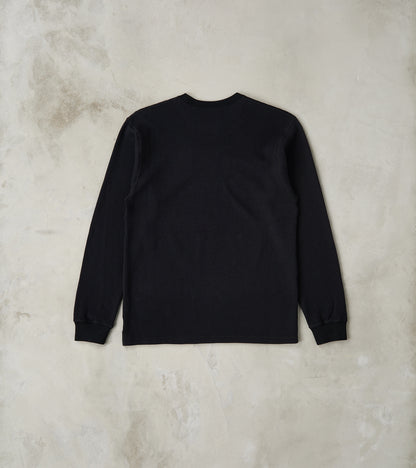 MMTS6030 Suvin Cotton Long Sleeve Thermal - Black