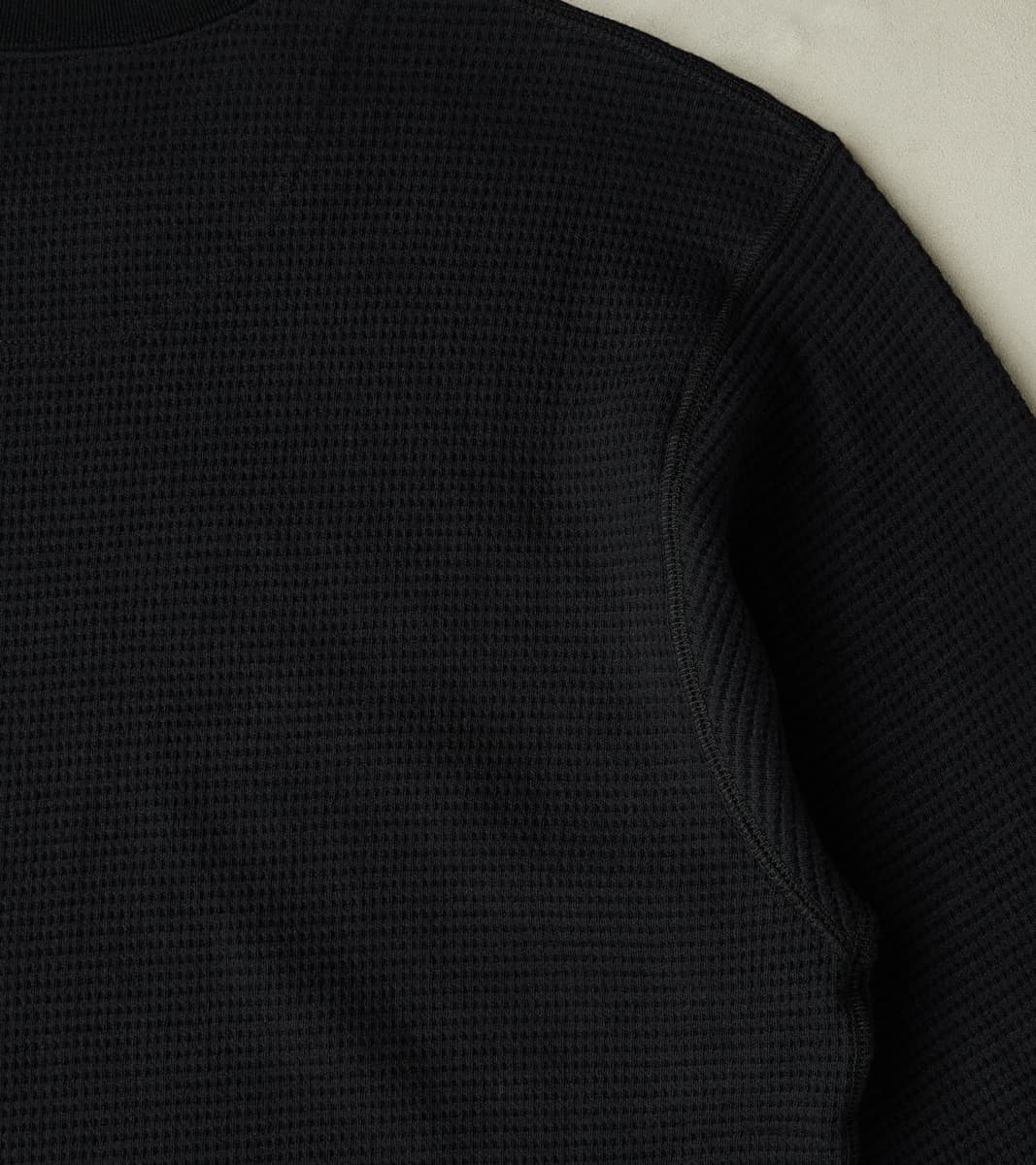 MMTS6030 Suvin Cotton Long Sleeve Thermal - Black