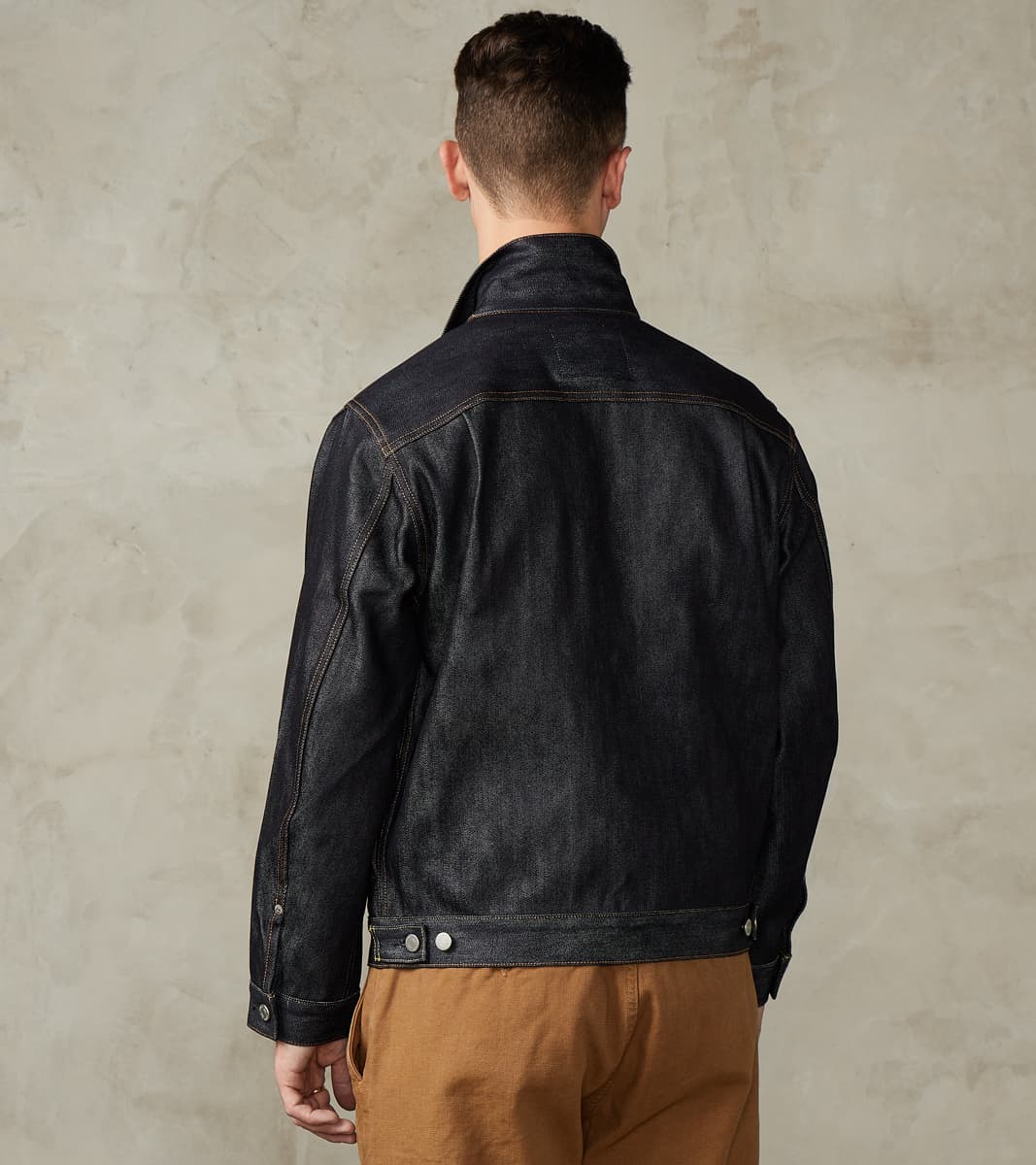 MMGJ0202 - #002 Silk Denim Jacket - 15oz Indigo Cotton x Silk