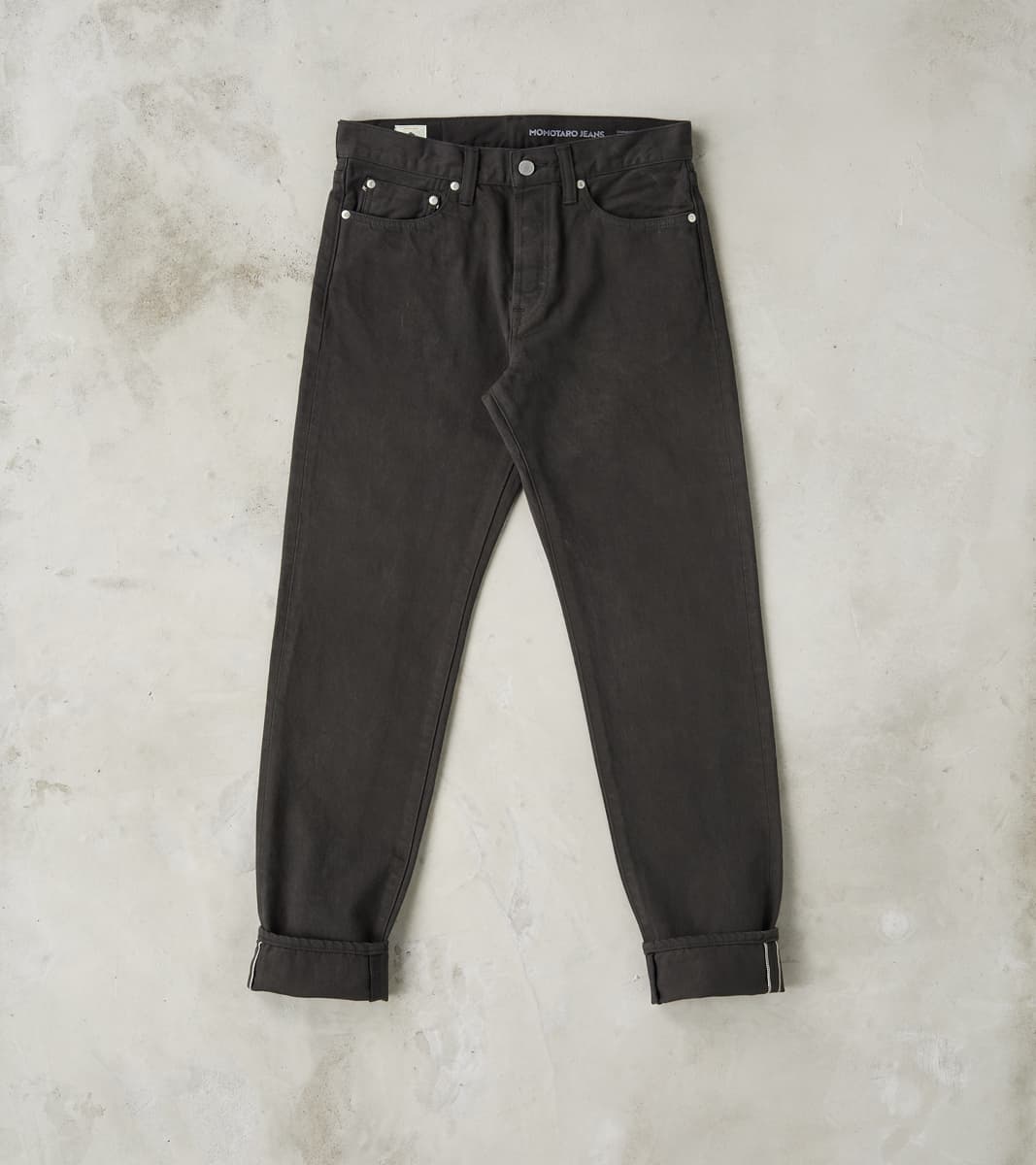 Momotaro Jeans MMJZ6300 - #200 Tapered - Bamboo Charcoal Dyed Selvedge…
