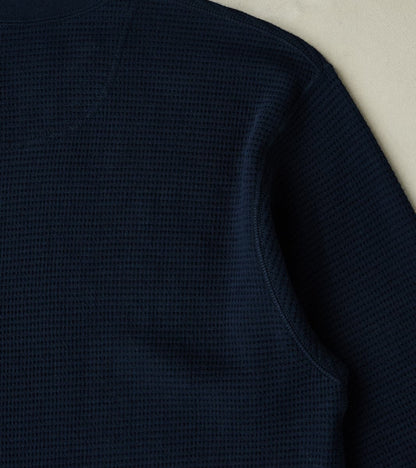 MMTS6030 Suvin Cotton Long Sleeve Thermal - Navy