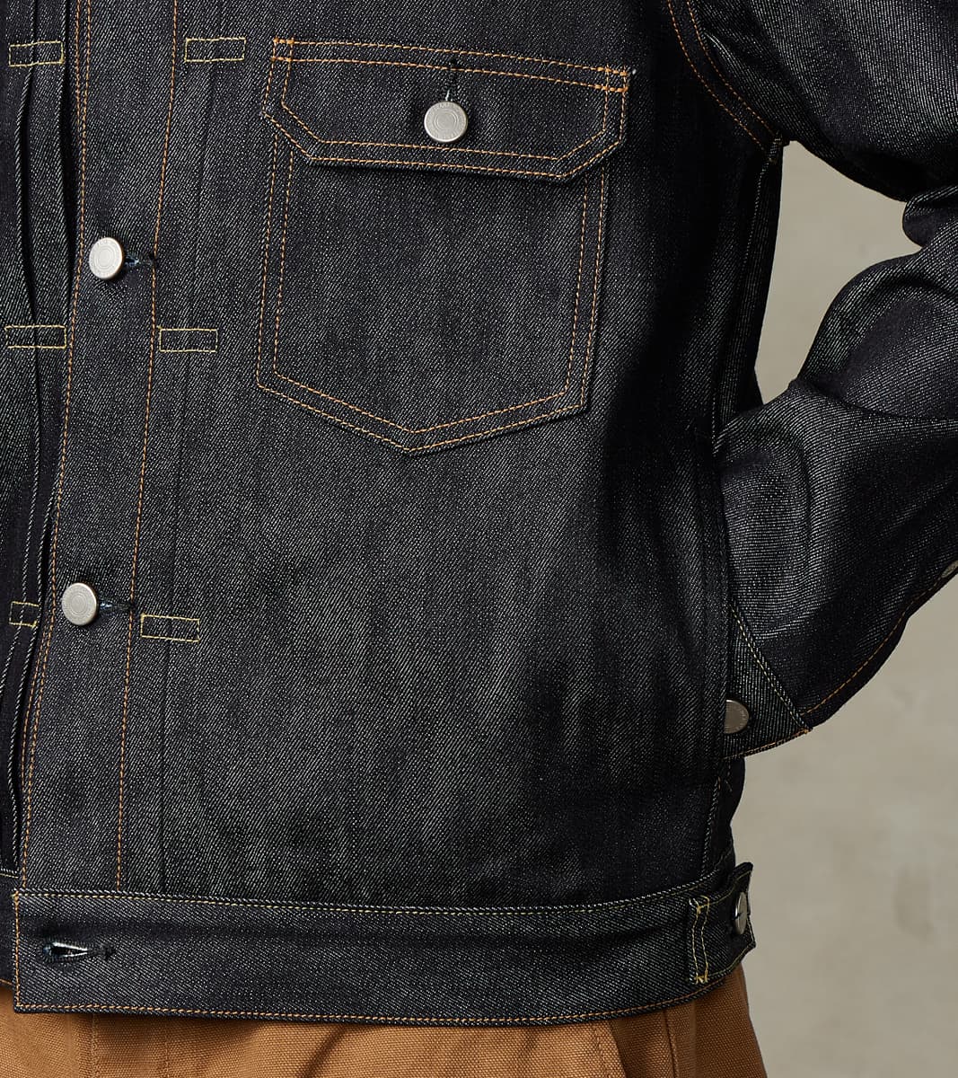 MMGJ0202 - #002 Silk Denim Jacket - 15oz Indigo Cotton x Silk