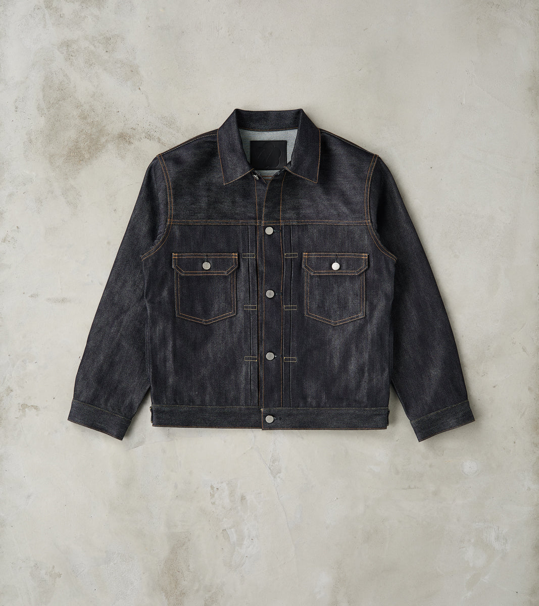Momotaro Jeans MMGJ0202 - #002 Silk Denim Jacket - 15oz Indigo Cotton …