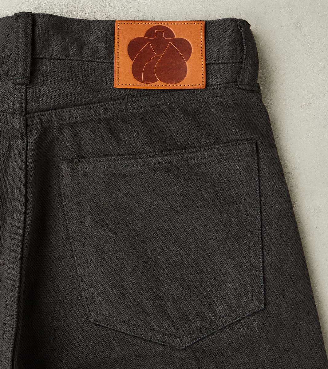 MMJZ6300 - #200 Tapered - Bamboo Charcoal Dyed Selvedge Twill