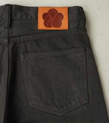 MMJZ6300 - #200 Tapered - Bamboo Charcoal Dyed Selvedge Twill