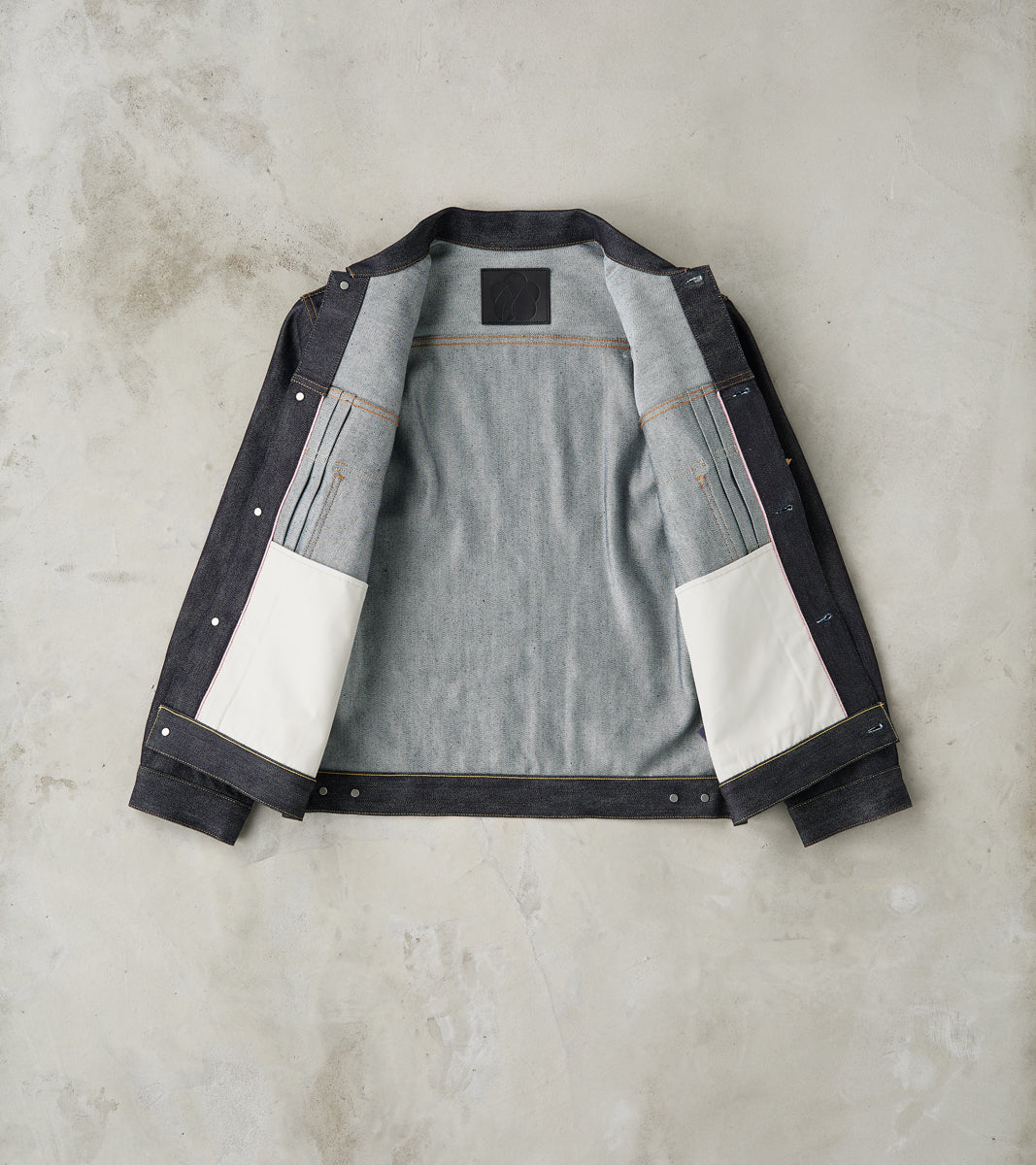 MMGJ0202 - #002 Silk Denim Jacket - 15oz Indigo Cotton x Silk