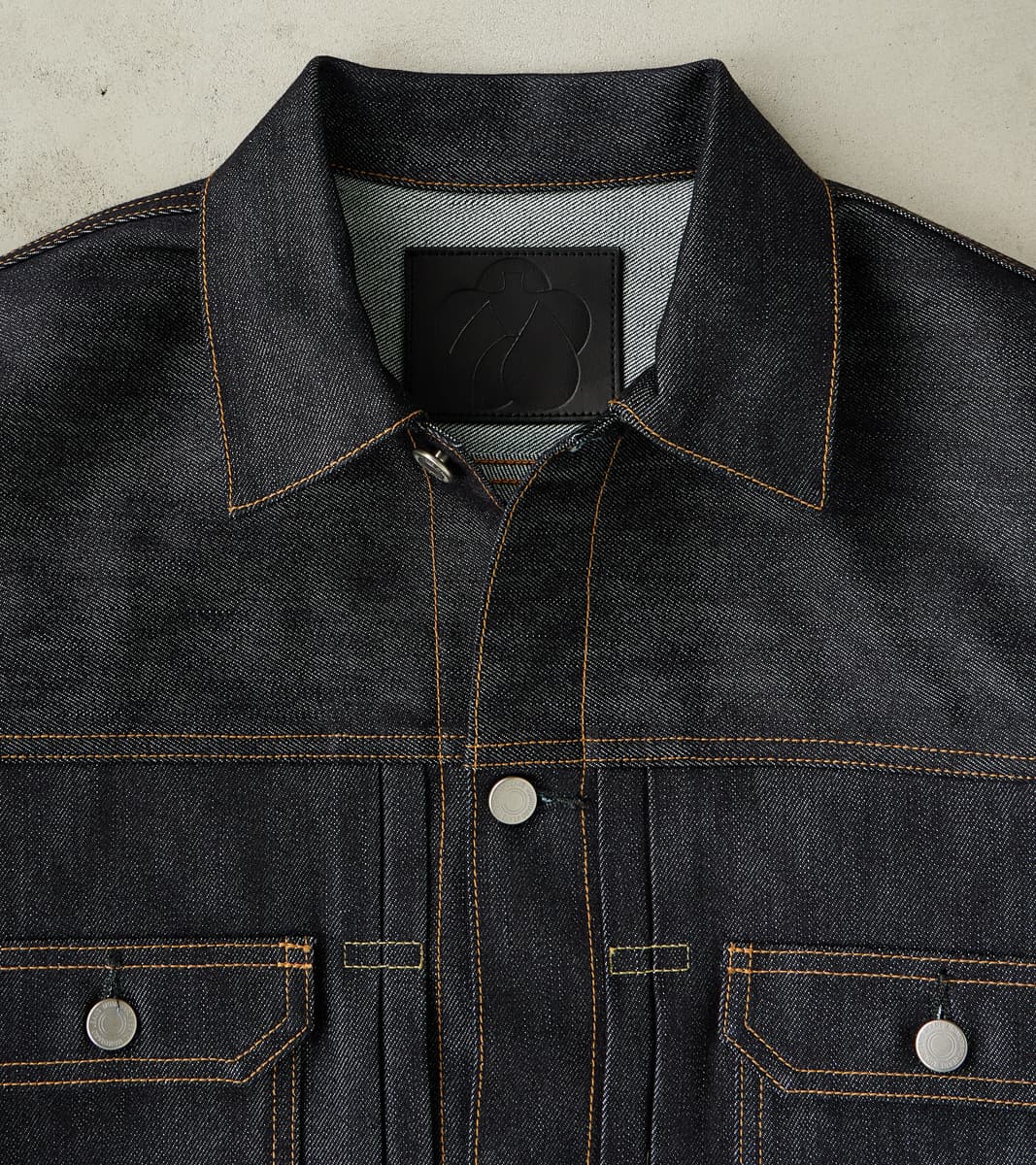 MMGJ0202 - #002 Silk Denim Jacket - 15oz Indigo Cotton x Silk