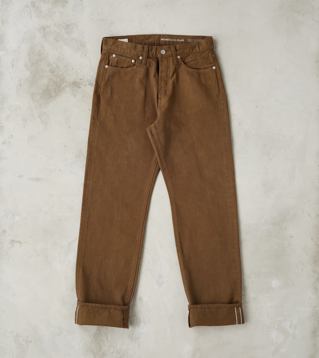 Momotaro Jeans MMJZ6403 - #100 Straight - Moss Dyed Selvedge Twill